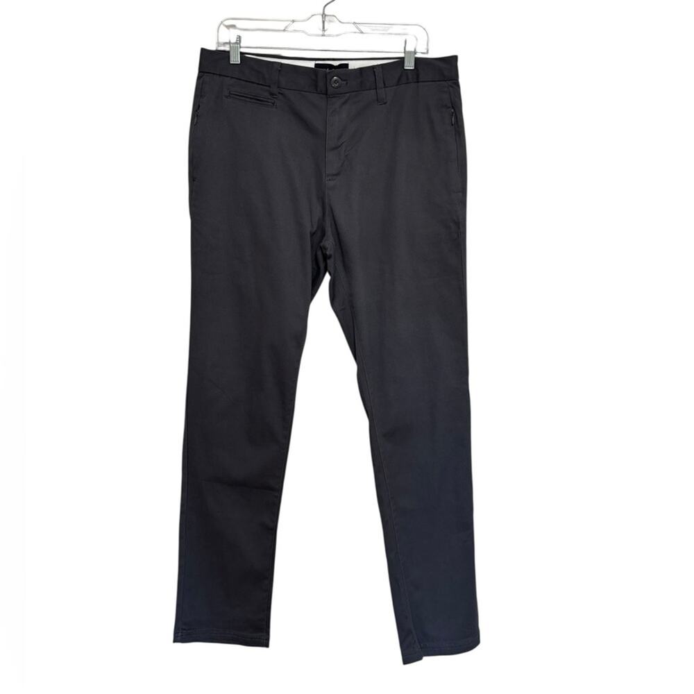 NEW Five Four Lester Straight Leg Chinos in Gray - Size 33